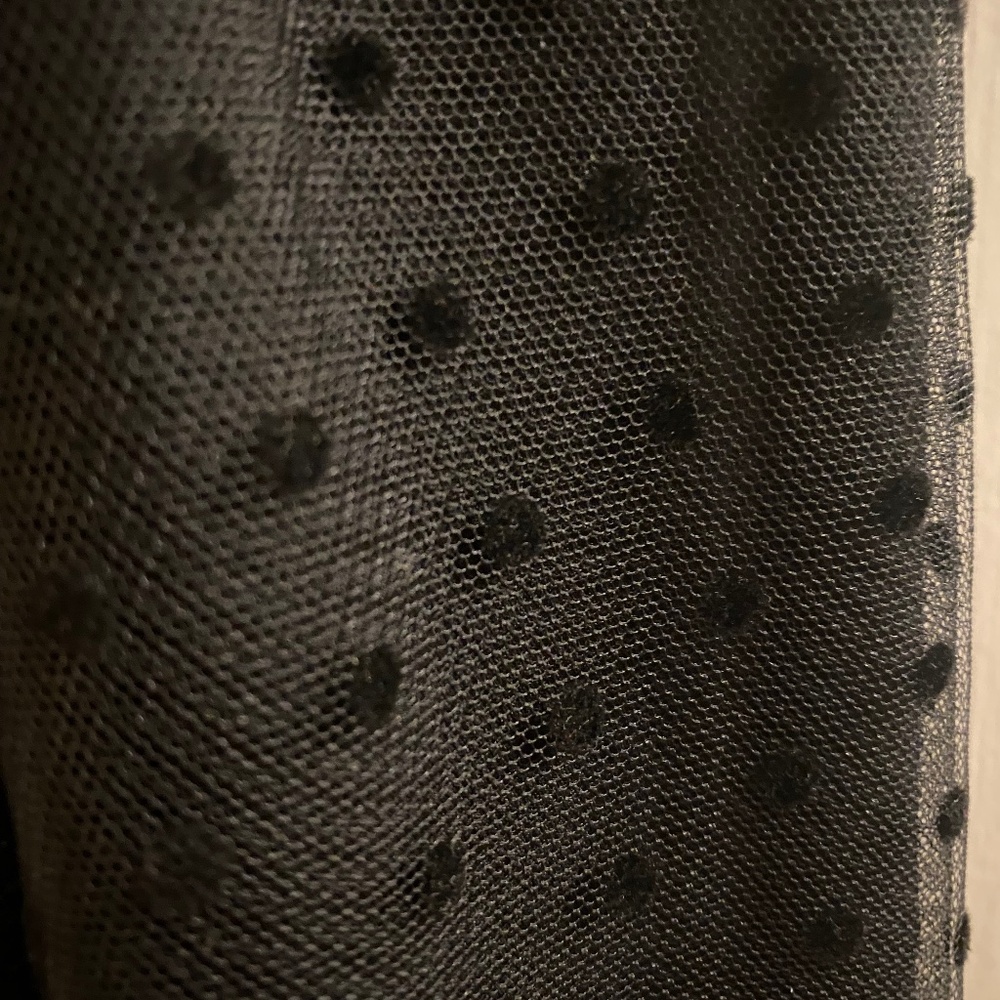 Ann Taylor  Tulle Black Maxi Skirt
